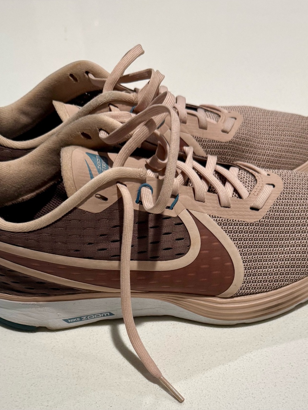 Nike Women’s Running Shoes in Dusty Pink and Brown